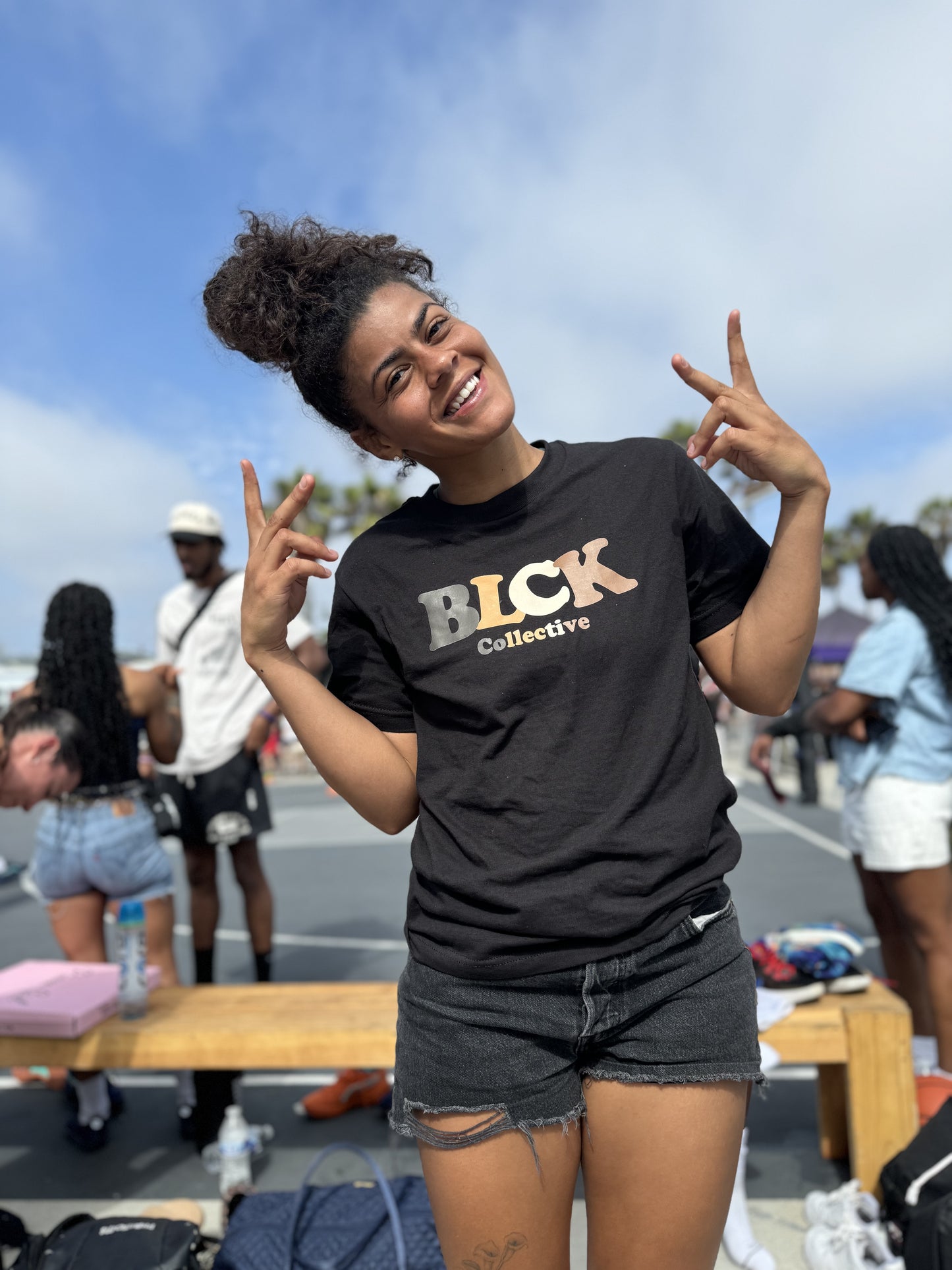 WE ARE THE WORLD-Black T-shirt